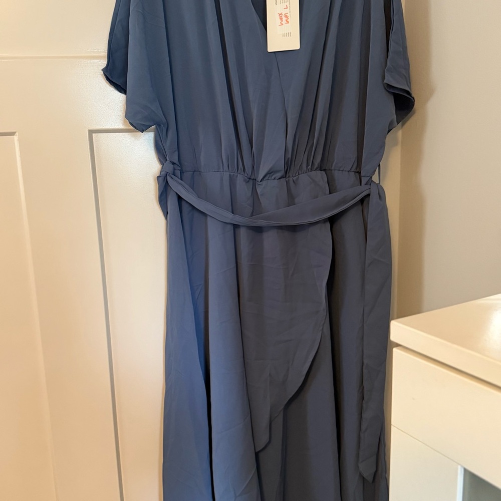 NWT Elegant BloomChic Blue Dress Sz 22-24